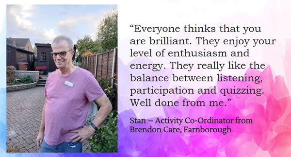 photo testimonial from stan
